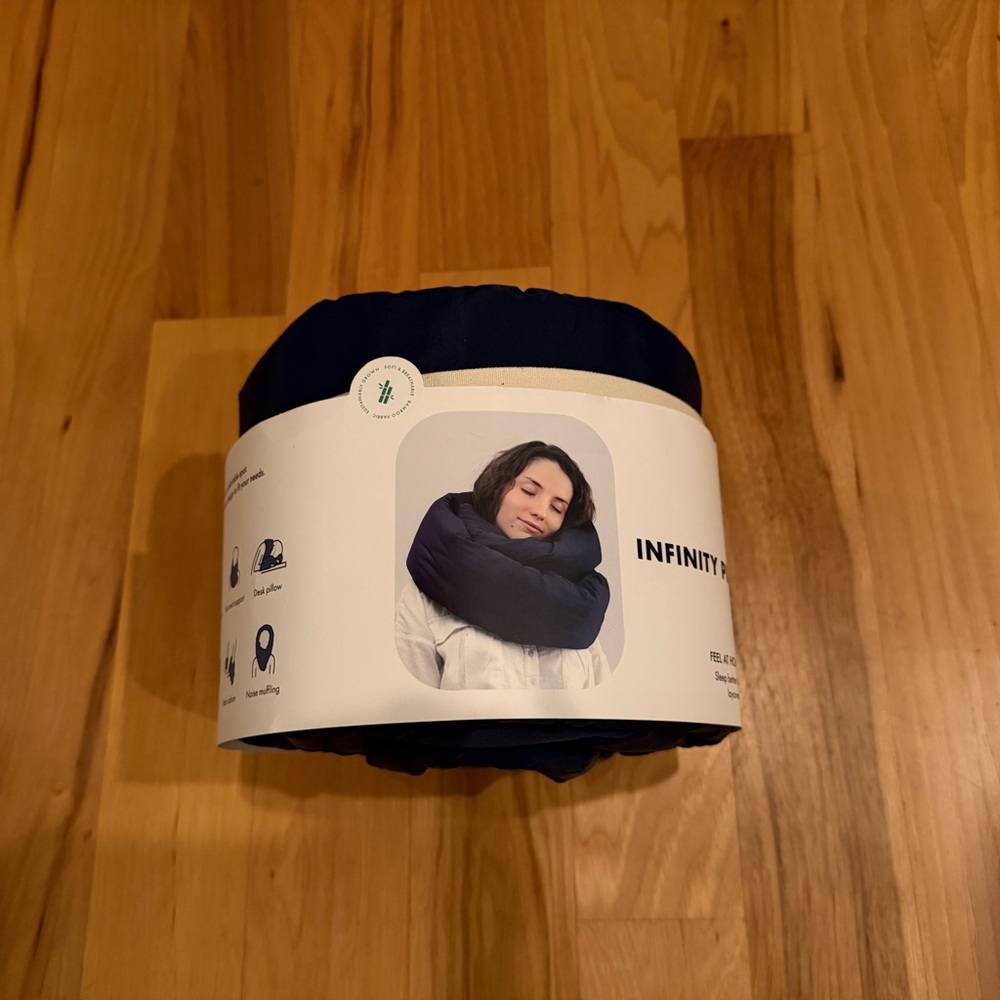 - Navy Blue Travel Pillow